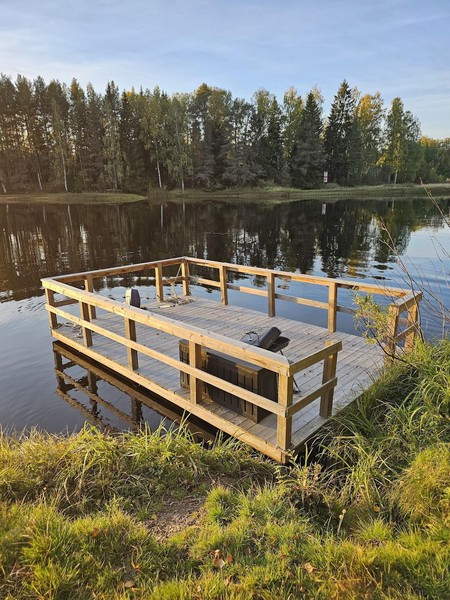 A raft to go out on the water with